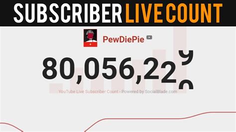 fake live subscriber count.